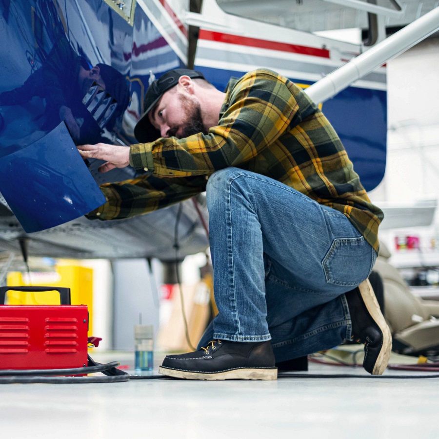 Bull Run Moc Toe 6 Zwarte Stalen Neus Danner