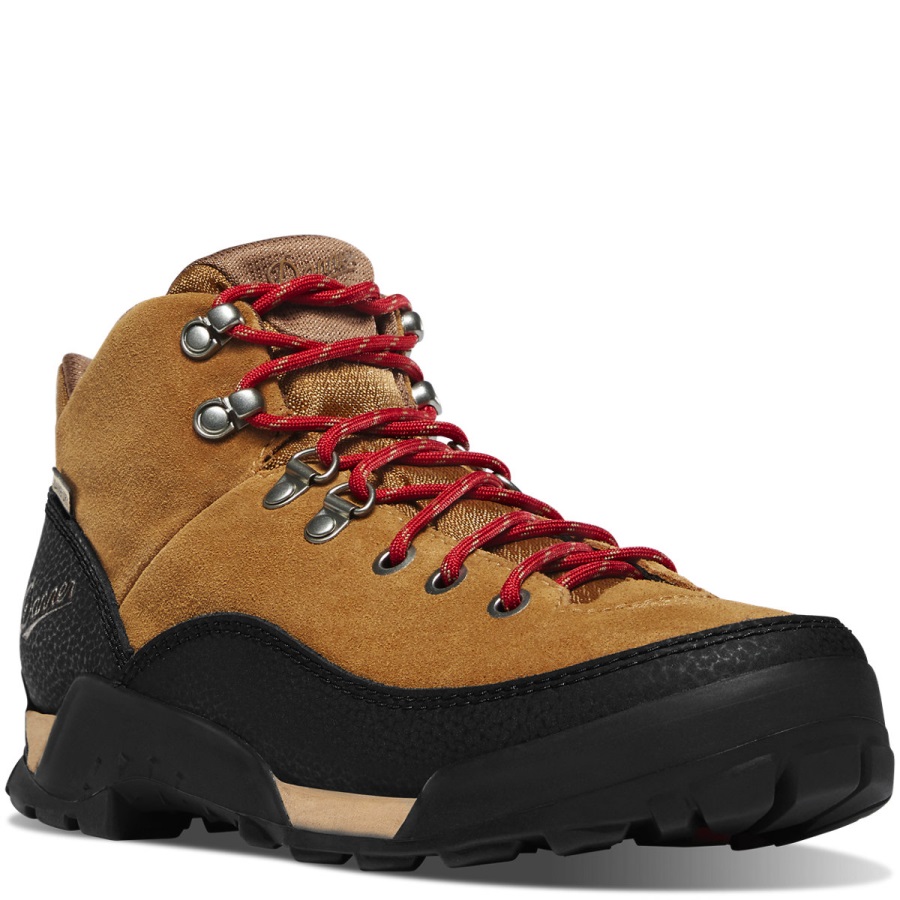 Damespanorama 6 Bruin/rood Danner