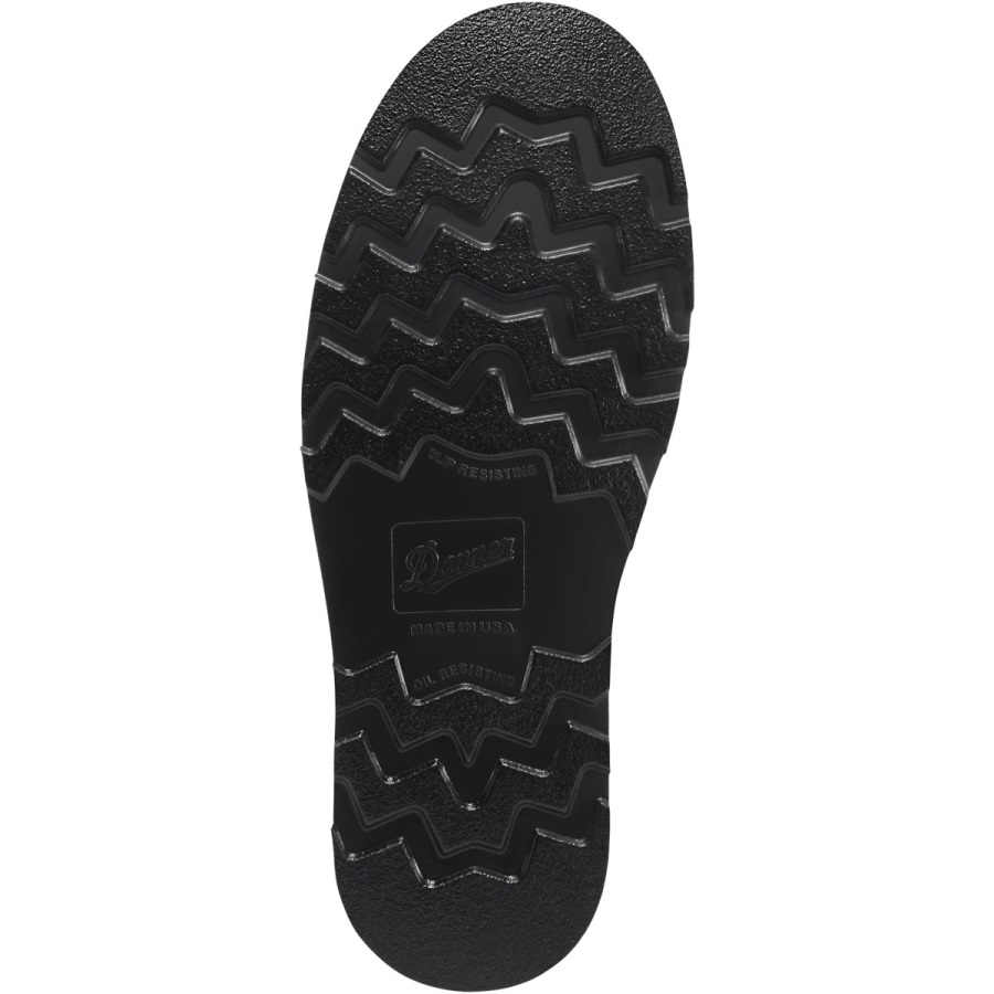 Danner Bull Run Moc Toe 8 Tabak Zwarte Sleehak