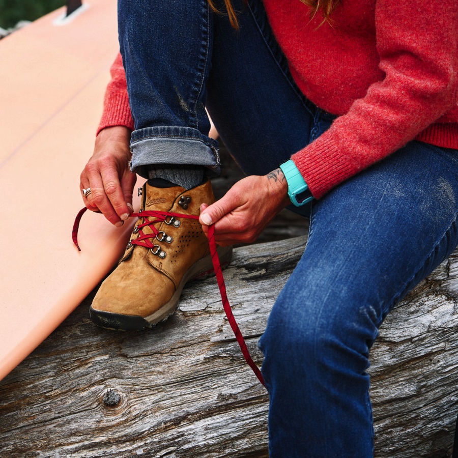 Danner Dames Inquire Chukka Bruin/rood