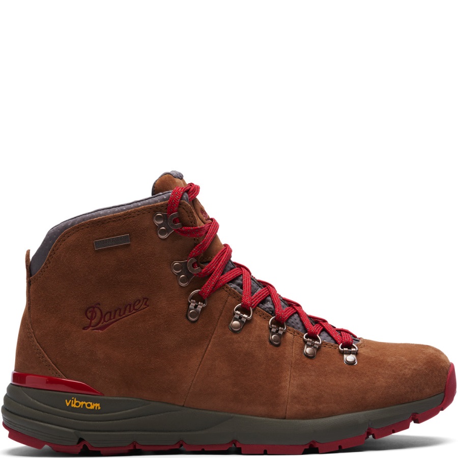 Danner Dames Mountain 600 45 Bruin/rood