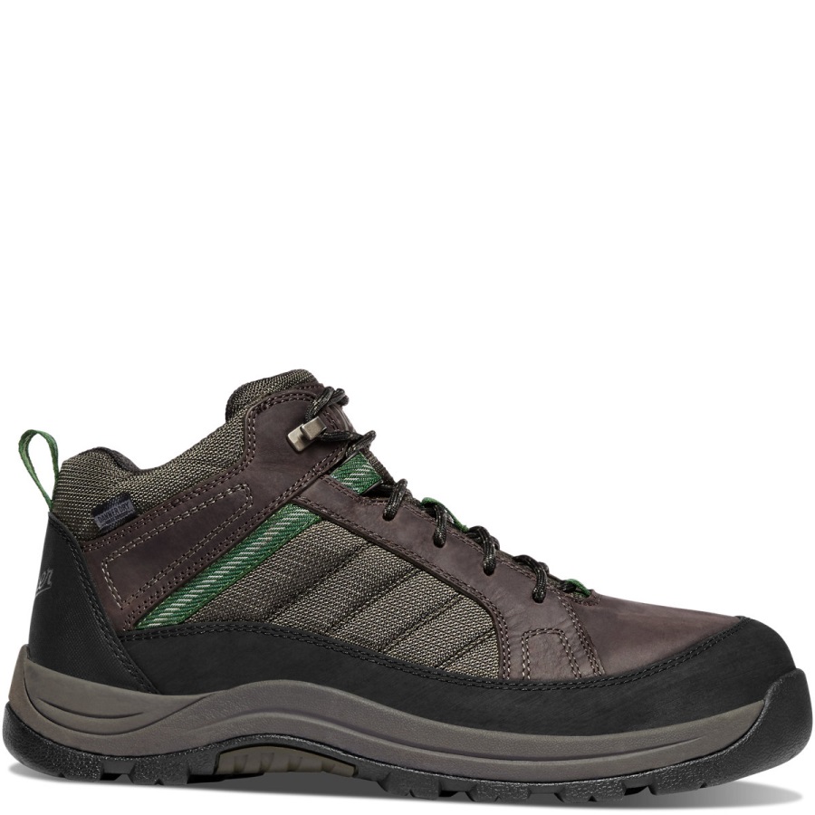 Danner Riverside Bruin/groene Stalen Neus