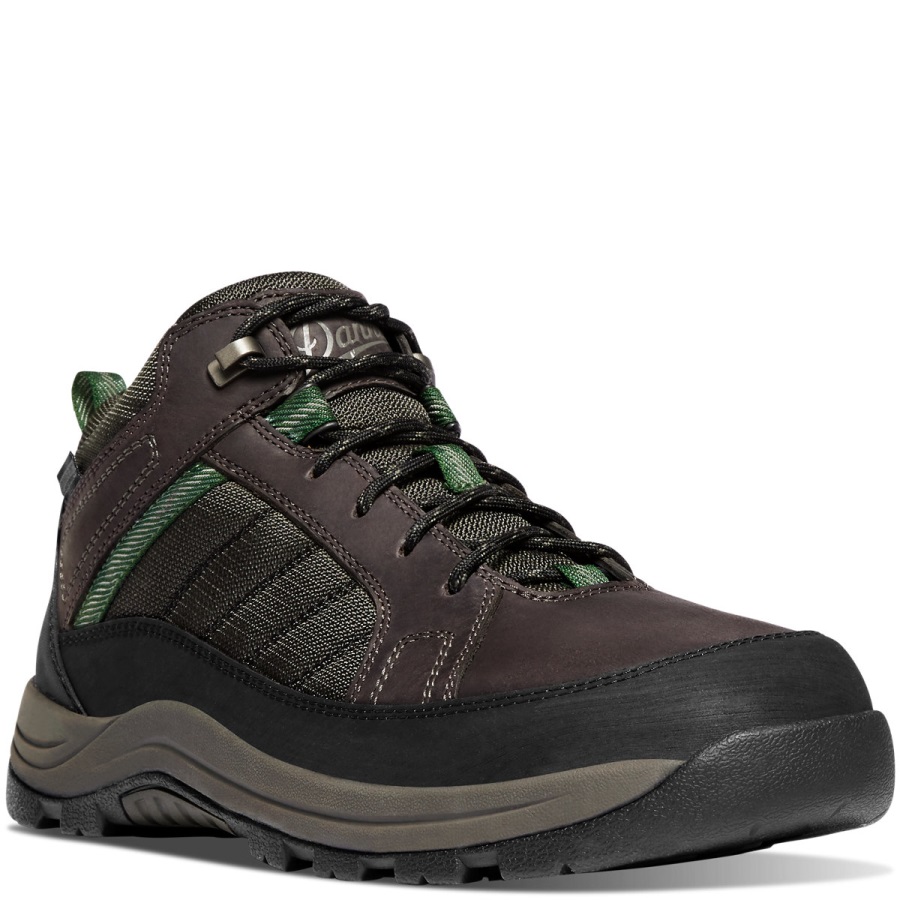 Danner Riverside Bruin/groene Stalen Neus