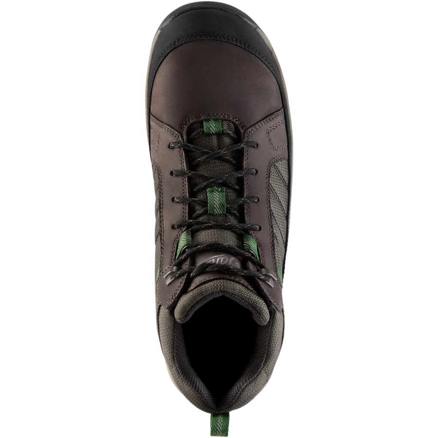 Danner Riverside Bruin/groene Stalen Neus