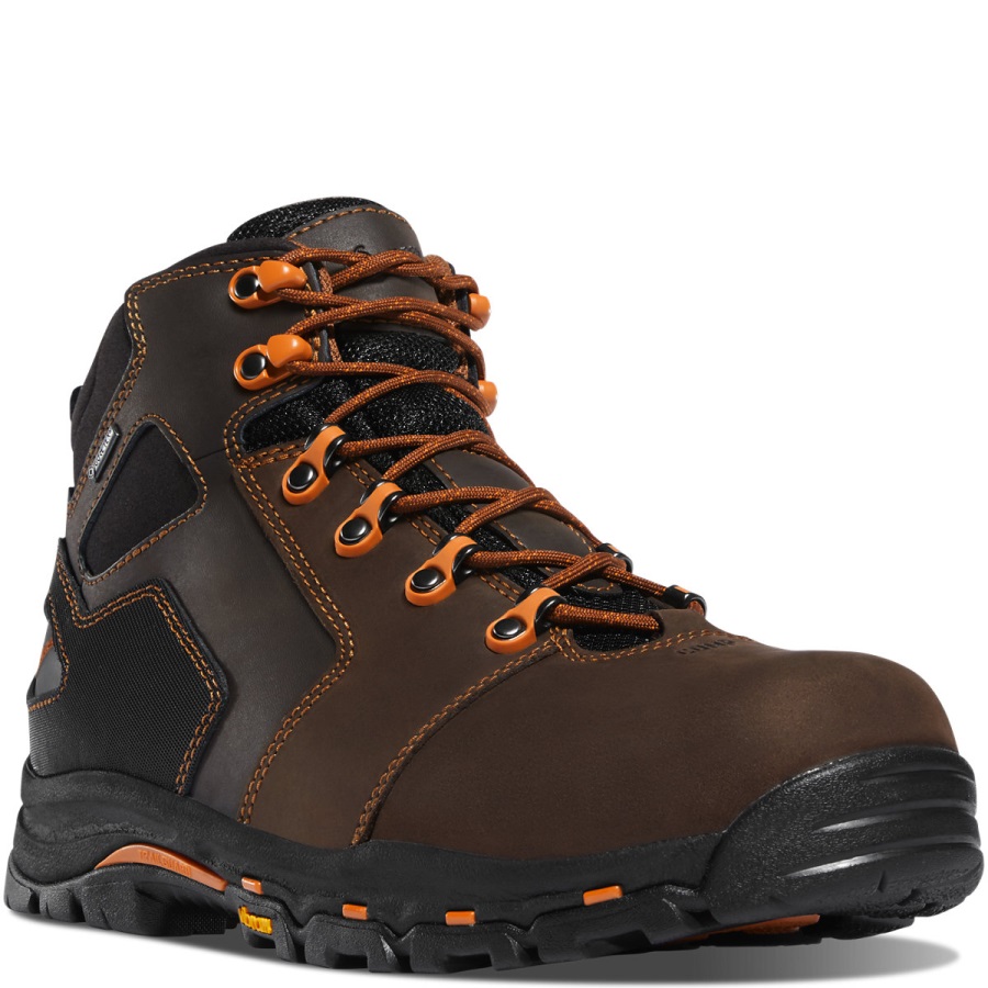 Danner Vicieuze 45 Bruin/oranje Composiet Teen
