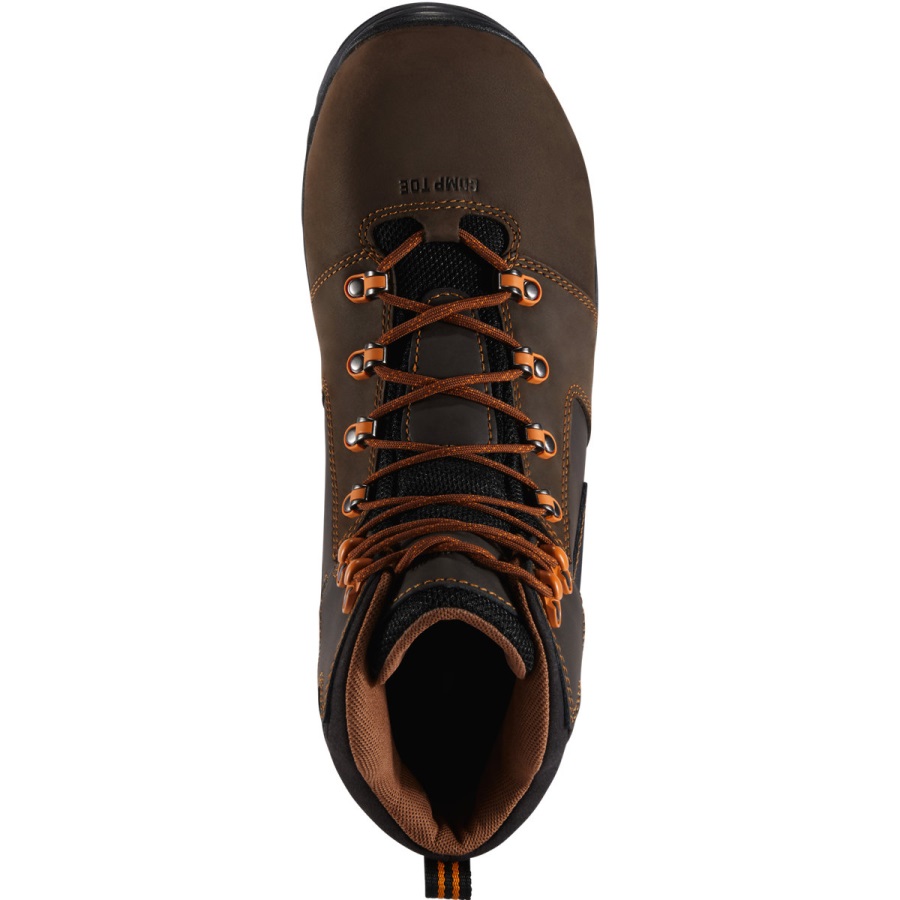 Danner Vicieuze 45 Bruin/oranje Composiet Teen