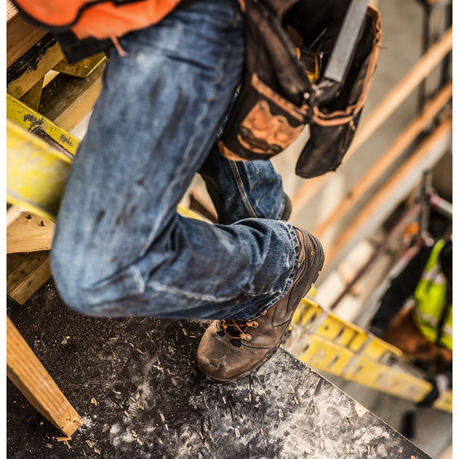 Danner Vicieuze 45 Bruin/oranje Composiet Teen