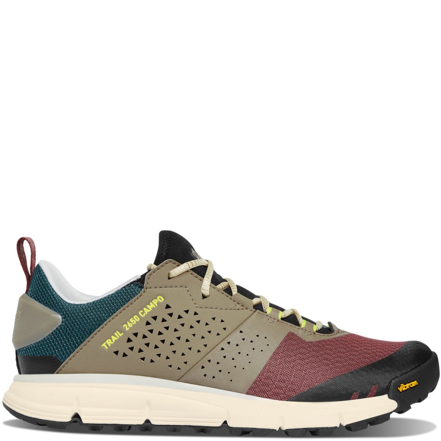 Baksteen/bruin/blauw